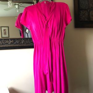 Reckless‎ Heart deep pink dress